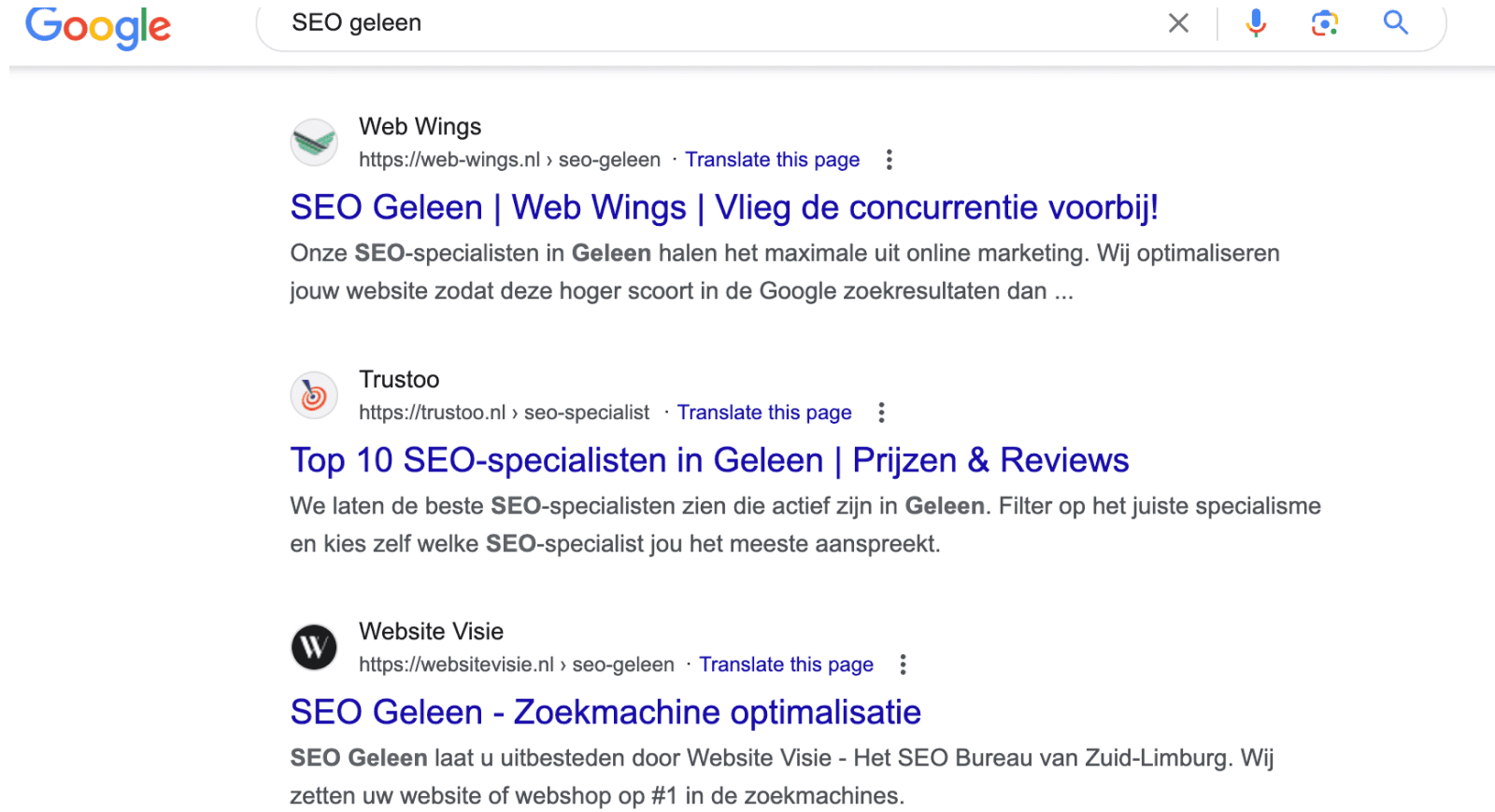 Organische en betaalde zoekresultaten verbeteren
