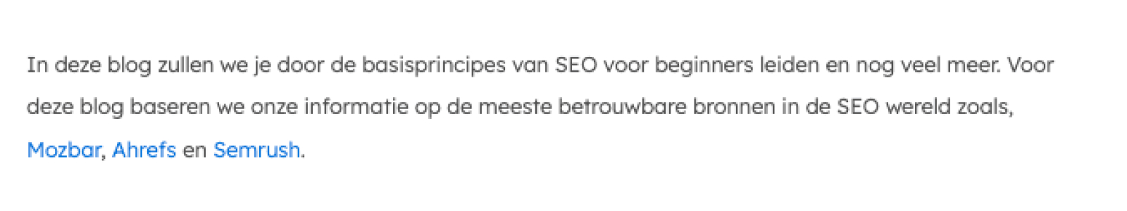 EEAT content Auteurshap voorbeeld