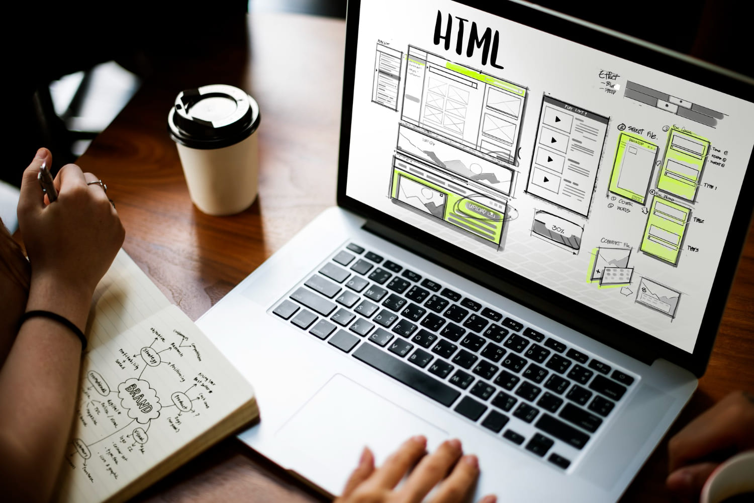 Website Structuur Optimaliseren laptop